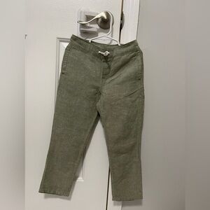 Janie and Jack Sage Green Chinos